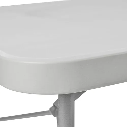 Vista 7 de Mesa cuadrada de resina multiuso Office Star Work Smart 36 x 36 x 29 pulgadas, MetalPlástico/Resina, Negro