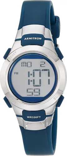 Vista 18 de Armitron Sport 45/7012 - Reloj cronógrafo digital para mujer con correa de resina