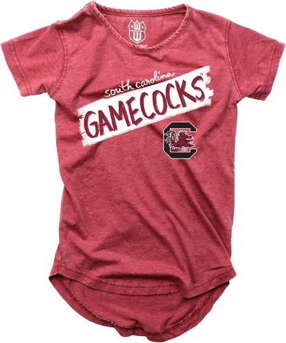 Vista 3 de Wes and Willy NCAA - Camiseta Burnout para niñas S/S