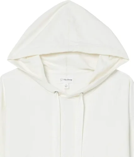 Vista 7 de The Drop Vestido mini Iona tipo sudadera holgado de manga larga con capucha para mujer
