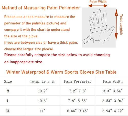 Vista 6 de LJCUTE Winter Fingerless Fishing Gloves for Men Women, Water Repellent & Windproof Cold Weather Touchscreen Snow & Ski Gloves for Motorcycle Skiing