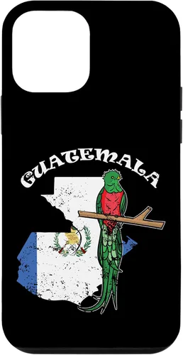 Vista 16 de Funda de recuerdo para iPhone 16 Quetzal de Guatemala con bandera de Guatemala