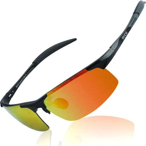 Vista 47 de Duco - Gafas de sol deportivas polarizadas para hombre con protección UV 8177s