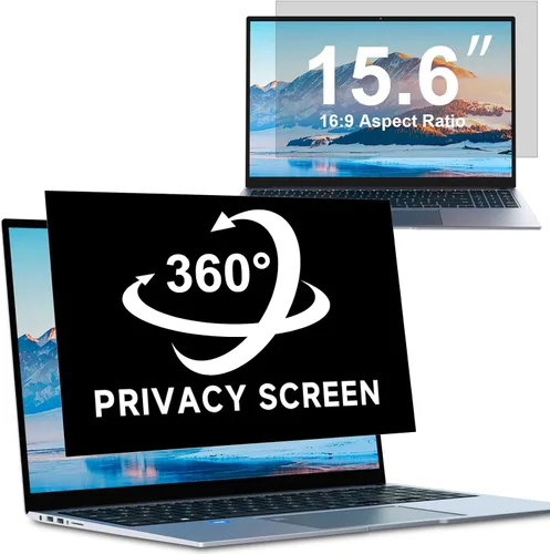 Vista 21 de Paquete de 2 pantallas de privacidad para monitor de computadora, relación de aspecto 5:4 de 19 pulgadas; antiespía, luz azul, deslumbramiento