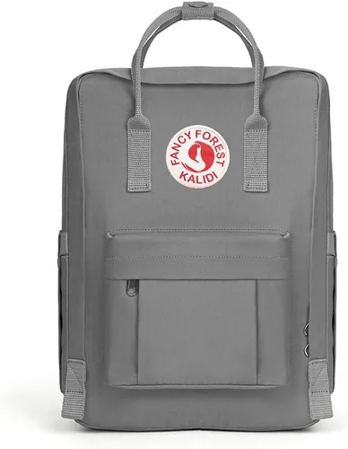 Vista 19 de KALIDI Mochila casual para laptop de 15 pulgadas, mochila clásica para campamento, viajes, exteriores, cuadrada, mochila para universidad, Verde