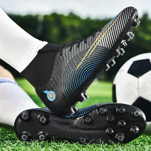 Vista 4 de Beyondjuff Zapatos de fútbol para hombre, zapatos de fútbol para exteriores, botas de fútbol juveniles, zapatos de fútbol para niños