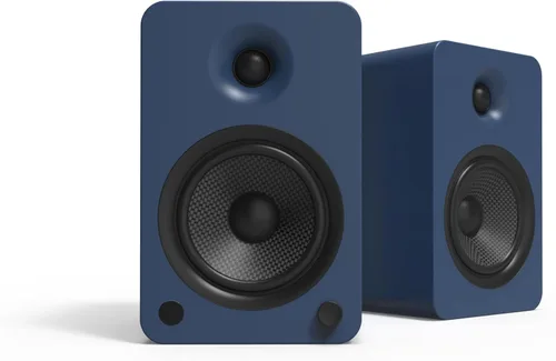 Vista 17 de Kanto YU4GB Altavoces alimentados con Bluetooth y preamplificador phono incorporado Apagado y encendido automáticos Control remoto incluido