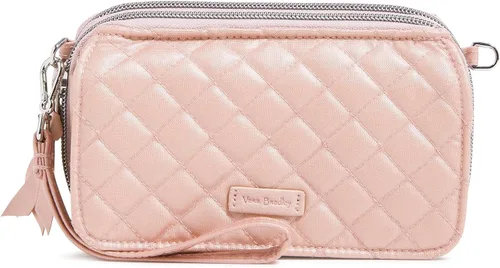 Vista 12 de Vera Bradley - Bolso cruzado de algodón todo en uno con protección RFID para mujer Amatista Plaid - Algodón Reciclado