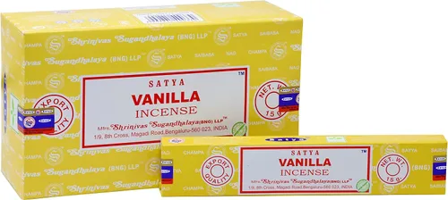 Vista 7 de EARTH Satya Super Hit Yoga Ritual Varillas de incienso de 15 GMS (paquete de 12) (certificado verde) Agarbatti indio perfumado enrollado a mano