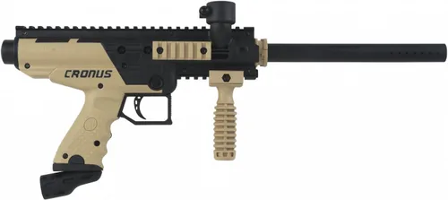 Vista 6 de Tippmann Cronus PowerPack Básico Tan Incluye tanque de 3.17 oz, gafas JT Raptor, cargador de 200 balas