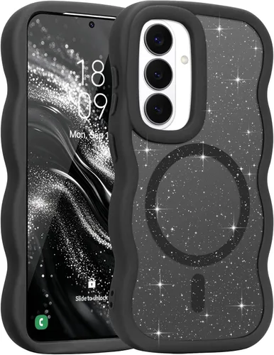 Vista 35 de Pepmune for Samsung Galaxy S25 Plus/S24 Plus Case Wave Frame, Desert Gold Dorado Desierto