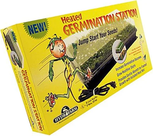 Vista 4 de Jump Start CK64050 equipo de germinación con alfombrilla térmica y bandeja, paquete de 72 celdas, domo de 2
