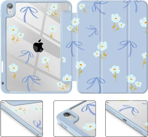 Vista 8 de Funda Mektron para iPad 2025 de 11 pulgadas (Chip A16) de 11ª generación, Compatible con iPad de 10ª generación de 10.9 pulgadas 2022, con soporte