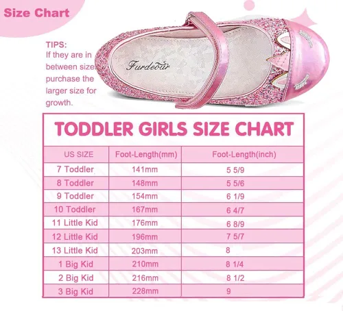 Vista 6 de Furdeour - Zapatos de vestir para niñas tipo Mary Jane, boda, fiesta, damas de honor, zapatos con brillantina, princesa, ballet, zapatos planos