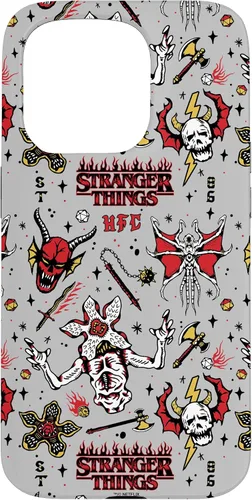 Vista 14 de Stranger Things Demogorgon Hellfire Club - Funda con patrón para iPhone 17