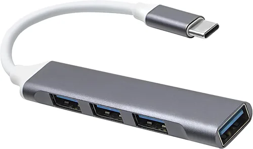 Vista 7 de Adaptador multipuerto USB C a USB, Hub USB 3.0 de aluminio de 4 puertos USB Splitter para computadora portátil, para MacBook Pro/Air, iPad Pro
