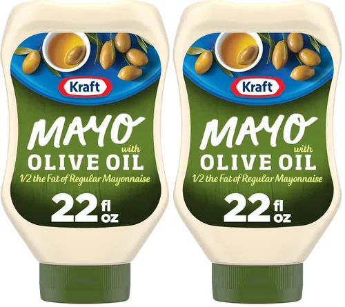 Vista 10 de Kraft Mayonnaise, Mayo with Olive Oi, 22 fl oz Bottle
