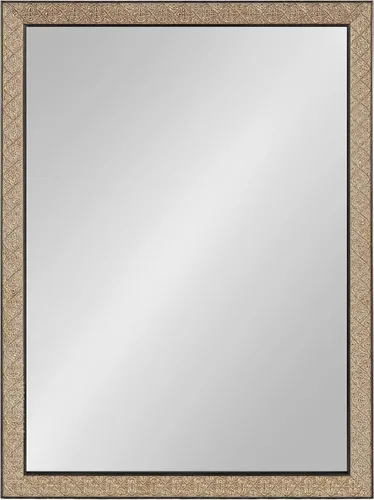 Vista 8 de Kate and Laurel Soniva - Espejo de pared rectangular tradicional, 18 x 24 pulgadas, dorado, espejo rectangular con marco global para uso como espejo