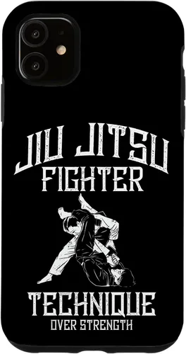 Vista 8 de Martial Arts MMA Fighter Technique Over Strenght Jiu Jitsu Case for iPhone 16