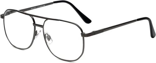 Vista 10 de Calabria 1106 - Lentes de lectura de metal con bloqueo de luz azul o lente transparente, para hombres y mujeres, diseño elegante, lectores