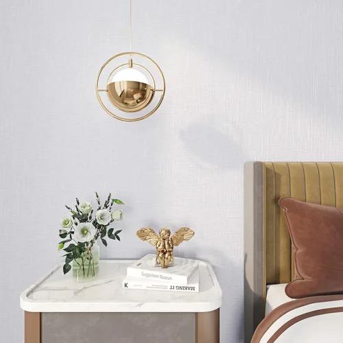 Vista 6 de FunStick - Papel pintado de lino con textura de pasto crema blanco, autoadhesivo, extraíble, de 12"x200", para paredes, armarios, cómodas, muebles