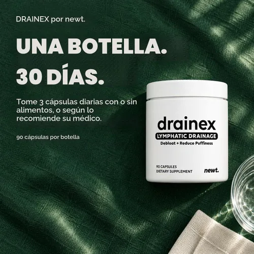 Vista 4 de Suplemento de drenaje linfático DRAINEX™, soporte linfático de 1700 mg, 90