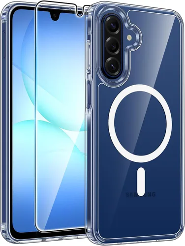 Vista 96 de FNTCASE para Samsung Galaxy Z Fold 7 Estuche Magnético: Funda de Teléfono Celular con Textura Mate Translúcida, Protección contra Caídas de Grado