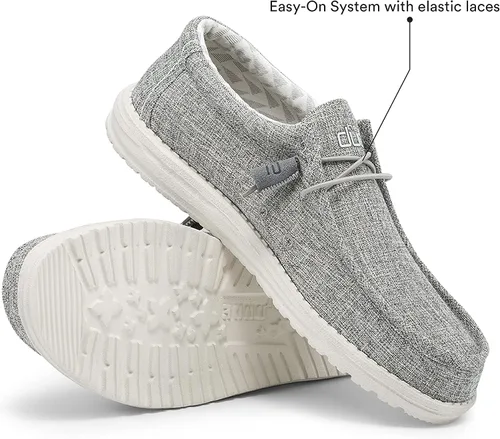 Vista 4 de Hey Dude Wally Washed- Mocasín para hombre