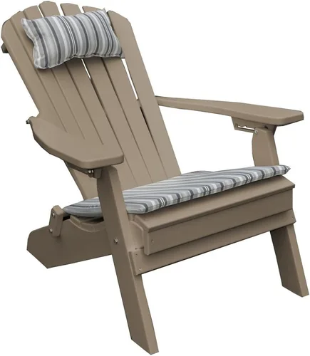 Vista 10 de A & L Furniture Polywood - Silla Adirondack plegable/reclinable, tamaño único, Naranja