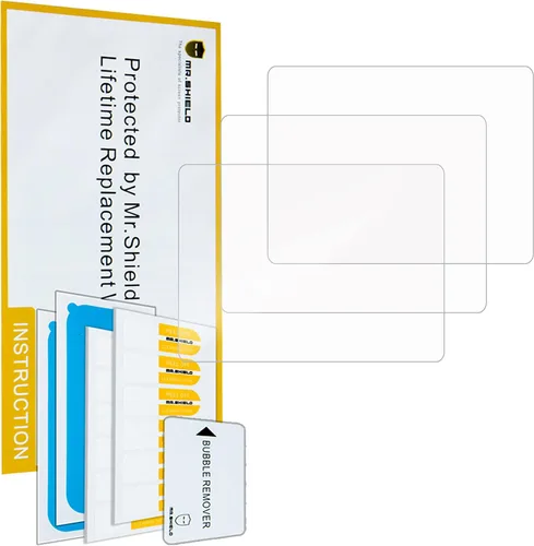 Vista 2 de Mr.Shield [Paquete de 3] Protector de pantalla para consola de juegos portátil Anbernic RG280M, protector de pantalla transparente de primera