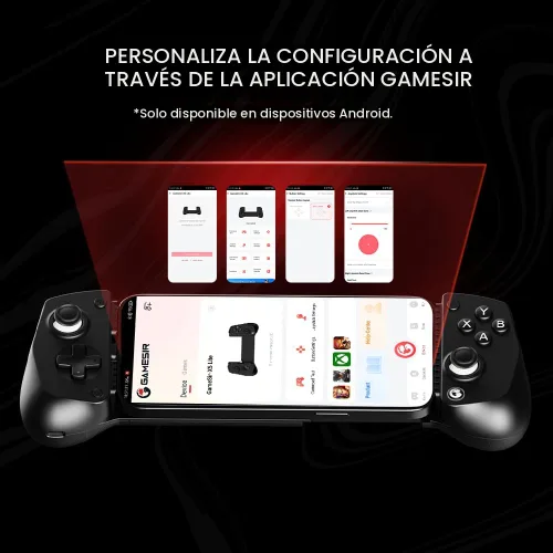 Vista 7 de GameSir X5 Lite Mobile Gaming Controller for Android & iPhone 15/16 Series (USB-C), Hall Effect Joystick, Lightweight Ergonomic Phone Controller