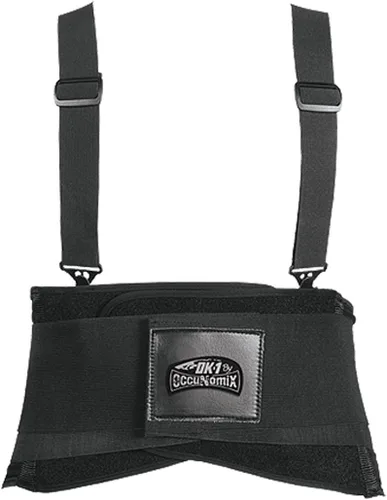 Vista 6 de OK-1 00689 - Cinturón lumbar negro, talla 2XL