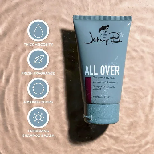 Vista 6 de JOHNNY B. Professional All Over Hair Shampoo and Body Wash
