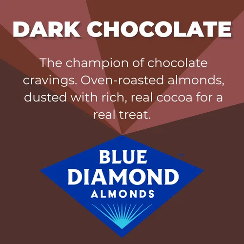 Vista 7 de Blue Diamond Almonds, Almendras espolvoreadas de cacao asadas al horno, 14 onzas