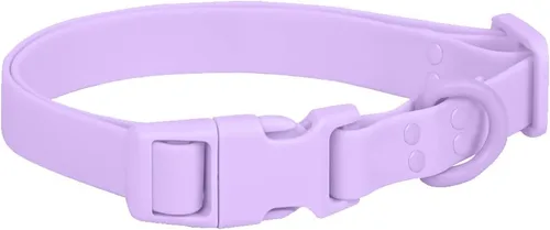 Vista 18 de FEimaX Collar de silicona impermeable para perro ajustable y resistente al olor, fácil de limpiar para perros grandes, medianos y pequeños, collares