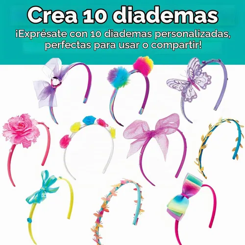 Vista 2 de Creativity for Kids - Kit de diadema de moda, hace 10 diademas de moda