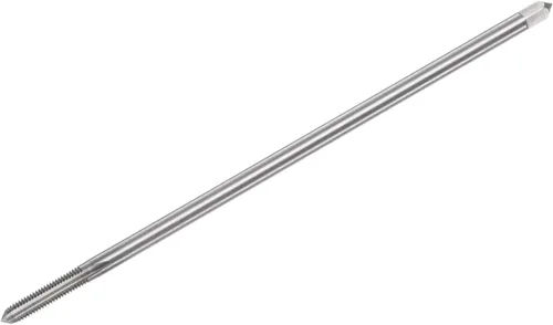 Vista 26 de uxcell Grifo de rosca métrica M2 x 0.4 H2 3.150 in extra largo recto flauta tornillo roscado roscado herramienta de reparación