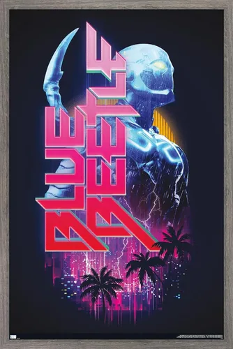 Vista 8 de Trends International Póster de pared de DC Comics Movie Blue Beetle Versión sin marco