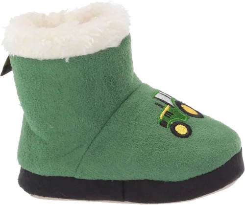 Vista 6 de John Deere Las pantuflas para bebés tienen forro interior de sherpa de felpa
