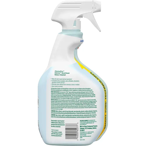 Vista 11 de CloroxPro Clorox EcoClean - Botella de spray limpiador de vidrio, 32 onzas líquidas, paquete de 9 (el paquete puede variar)