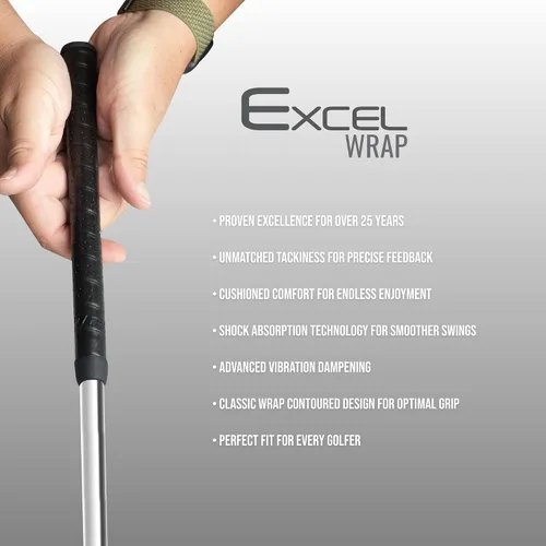Vista 5 de Winn Empuñaduras de golf de gran tamaño Excel Wrap