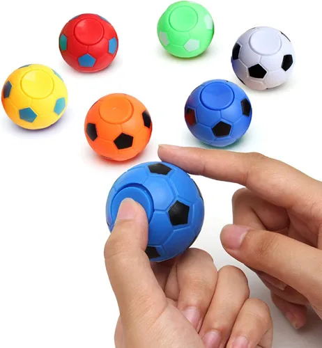 Vista 2 de cdar Mini pelota de fútbol divertido entretenimiento ventilación juguete fútbol deportes mano mini dedo juguetes niños regalo B