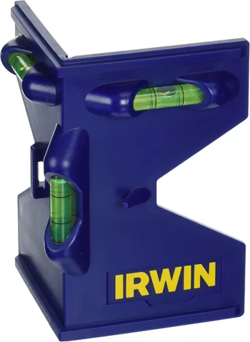 Vista 3 de IRWIN Nivel de poste magnético de herramientas (1794482), nivel de línea de aluminio Blue & IRWIN 1794484, plateado