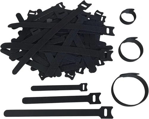 Vista 6 de 60 bridas mixtas para cables, 4 pulgadas + 6 pulgadas + 8 pulgadas, bridas de cable, correas de cable, organizador de cables, ajustable, resistente