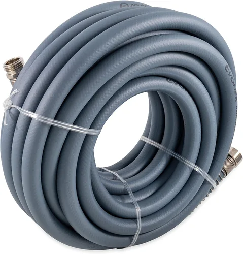 Vista 8 de Camco EvoFlex - Manguera de agua de 25 pies – Manguera de agua potable para autocaravana no contiene plomo, sin BPA ni ftalatos, diseño flexible