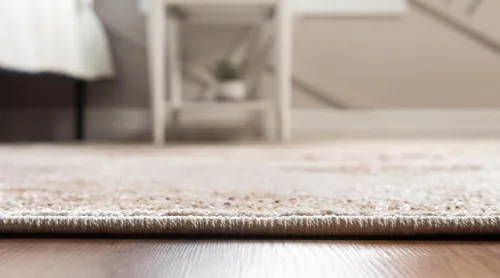 Vista 4 de Único Loom - Alfombra de la colección Utopia con estampado botánico vintage, tonos cálidos Beige/Marrón