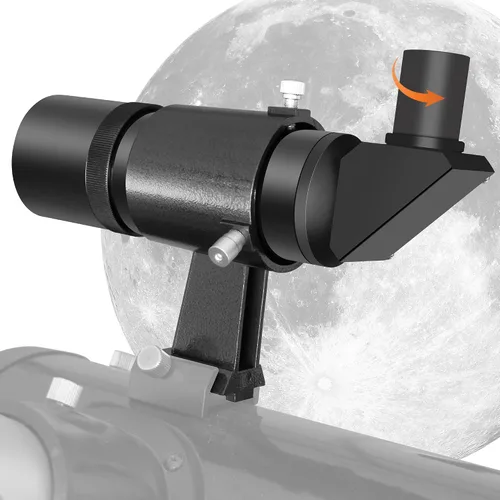 Vista 10 de Alcance buscador Astromania, 6x30 alcance óptico metálico para telescopio de astronomía - Proporciona imagen óptica no corregida de paso directo