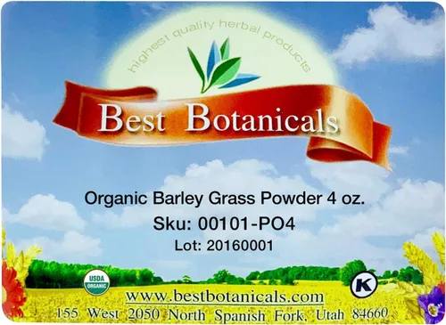 Vista 5 de Best Botanicals Hierba de cebada en polvo 4 oz (orgánico)