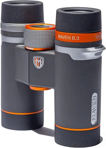 Vista 2 de Maven B3 - Binoculares compactos ED de 1.181 in (8 x 30, gris/naranja)