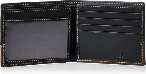 Vista 48 de Timberland Men's Leather Passcase Bifold Wallet Hybrid